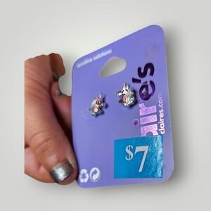 Claire's Unicorn Earrings
